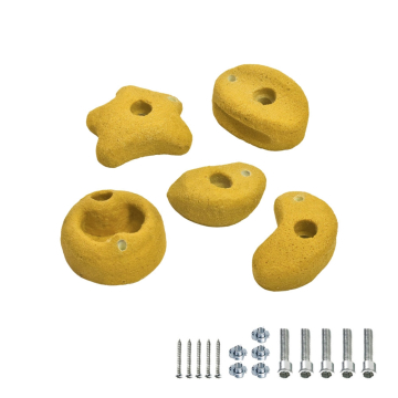 GrapOn L 5 Klettergriffe Klettersteine Spielturm Boulderwand Handgriffe-Gelb  620613
