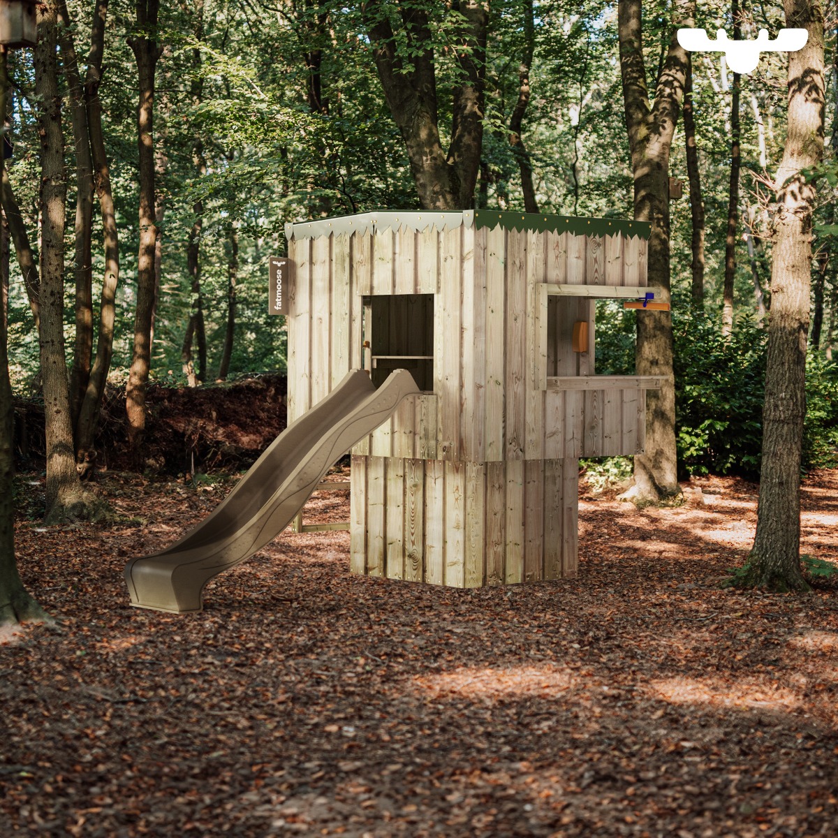 Cabane enfant sur pilotis avec toit plat CosyCubic Camp 835269_k